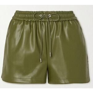 The Frankie Shop Agata Faux Leather Shorts